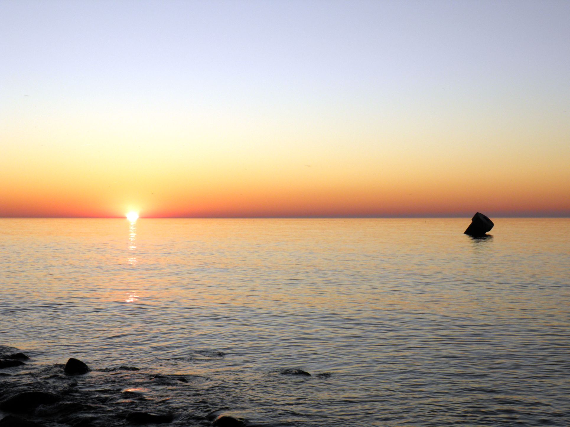 Sonnenuntergang am Strand von Westermakelsdorf